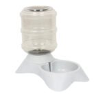 Frosted Texture Plastic Automatic Pet Feeder - Image 7