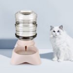 Frosted Texture Plastic Automatic Pet Feeder - Image 10