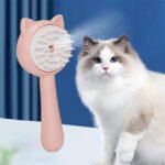 Hair Cleaning Brush With Mist Multifunctional Cat Grooming Brush Rechargeable Self Cleaning Slicker Brush For Pets Dogs & Catsb Pet Products - Image 3