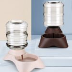 Frosted Texture Plastic Automatic Pet Feeder - Image 5